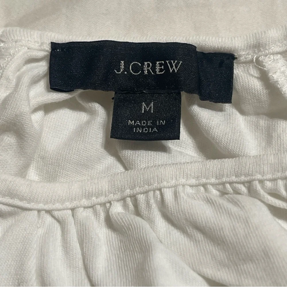 J.‎ Crew Classic White Cotton Top